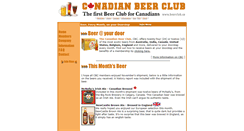 Desktop Screenshot of beerclub.ca