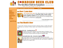 Tablet Screenshot of beerclub.ca